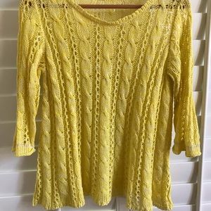 💛 light weight open knit sweater 💛